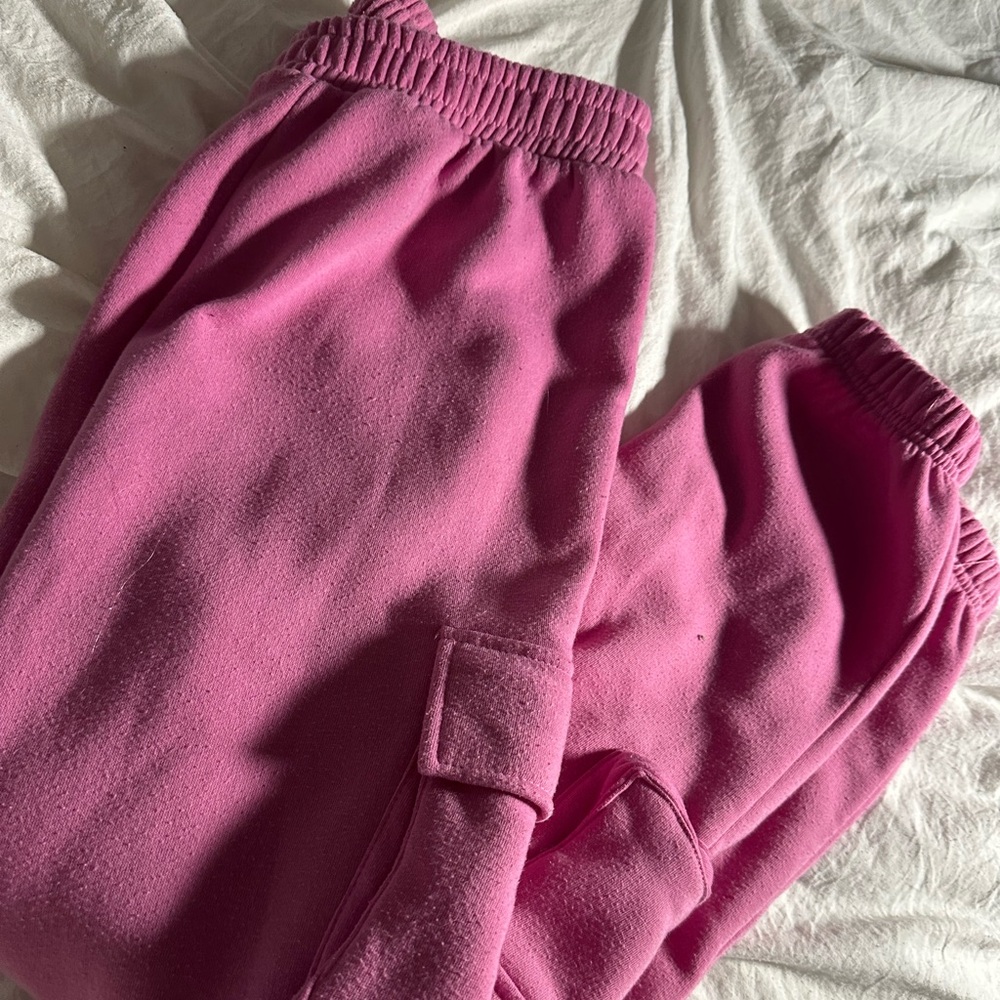 tjmaxx pink cargo sweatpants